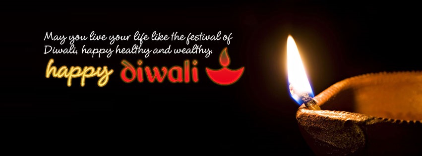 Happy Diwali Facebook Cover Photos & Banners - Free Download